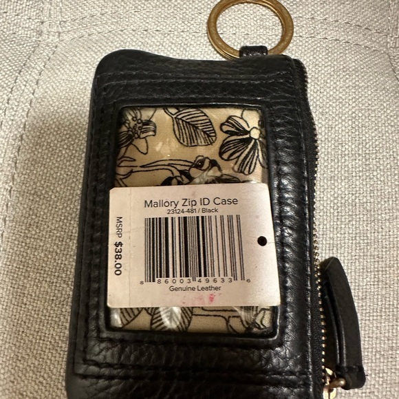 Vera Bradley Leather Coin & ID pouch - Picture 6 of 6